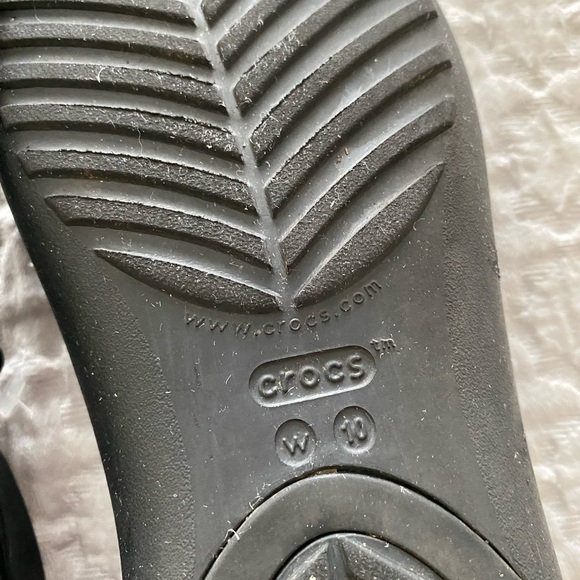 Crocs Serena embellished flower thong slingback size 10 - Picture 8 of 12